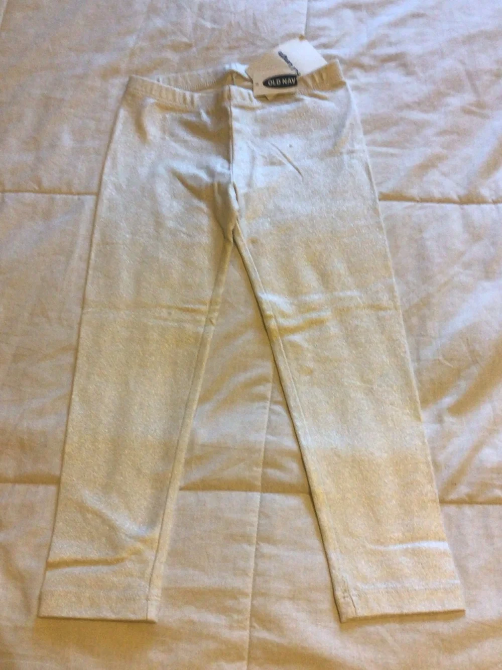 Old Navy Men's Cream Knit Joggers